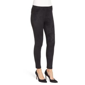 David Lerner Faux Suede Leggings M